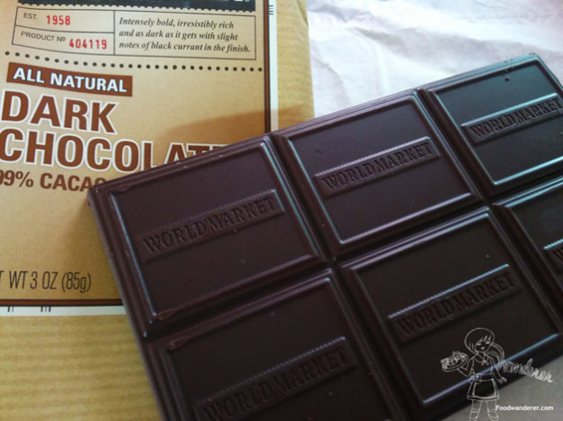 Chocolate Review: World Market 99% Dark Chocolate