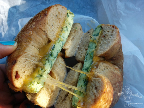 Tasty Tuesday: Bruegger’s Bagels Spinach Cheddar Omelet Sandwich
