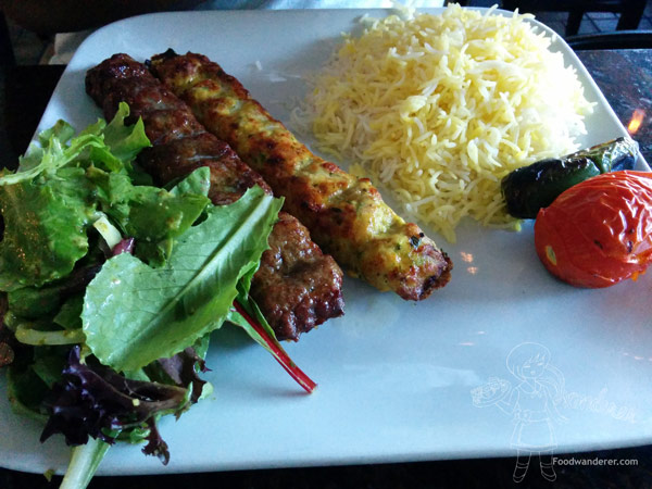 Persian Food At Saffron Grill
